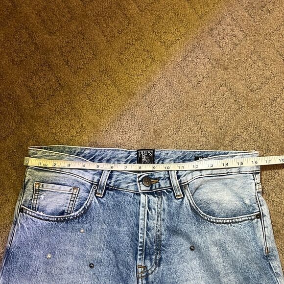 PRPS El Camino Boyfriend Taper Jeans w/ pearl detail size 29 - Picture 10 of 13